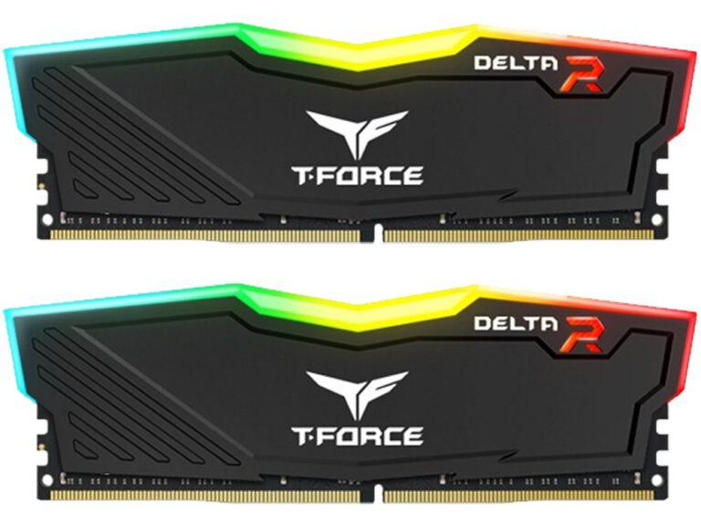 TEAM T-FORCE DELTA RGB 16GB (2x8GB) 3200MHz CL16 DDR4 BLACK