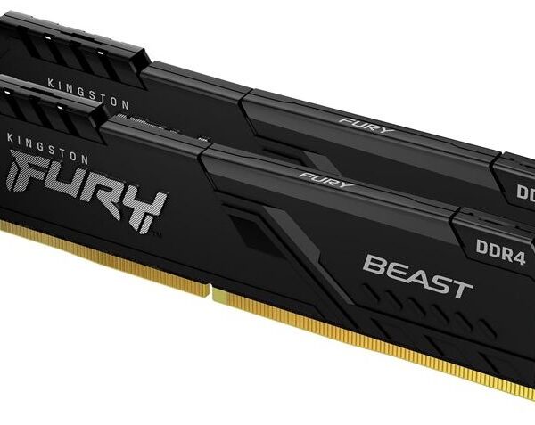 KINGSTON 32GB 3200MHz DDR4 CL16 DIMM (Kit of 2) FURY BEAST Black