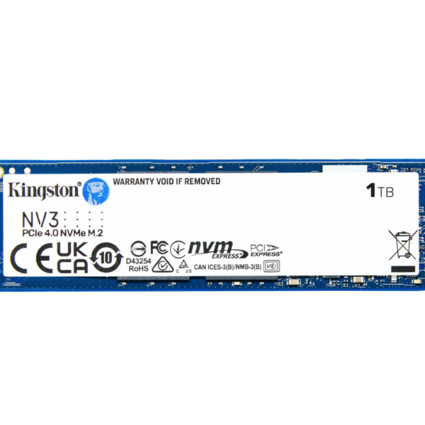 KINGSTON NV3 1TB M.2 PCIE 4.0 NVME SSD R/W 6000/4000 MB/s