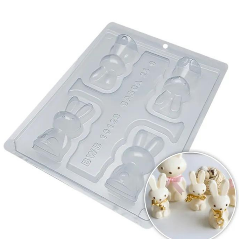 BWB Small Easter Bunnies 3 Piece Chocolate Mould