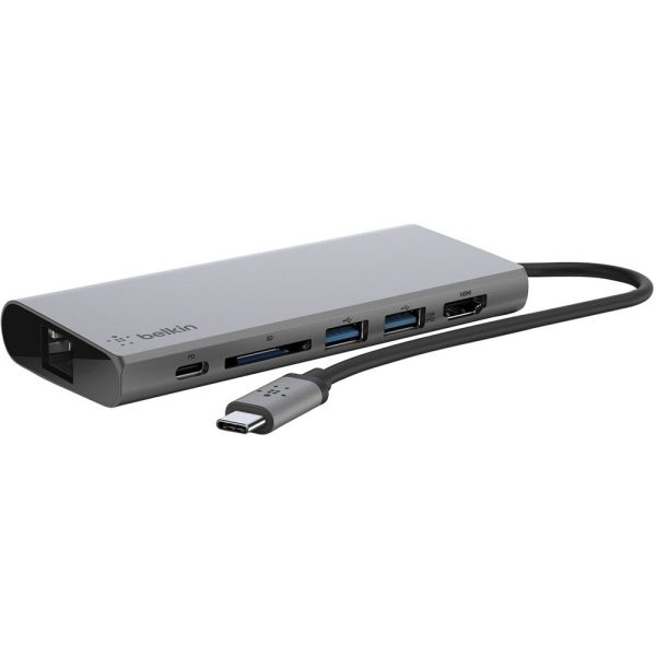 Usb-c 4-PORT Mini Hub + Power Pass Thru