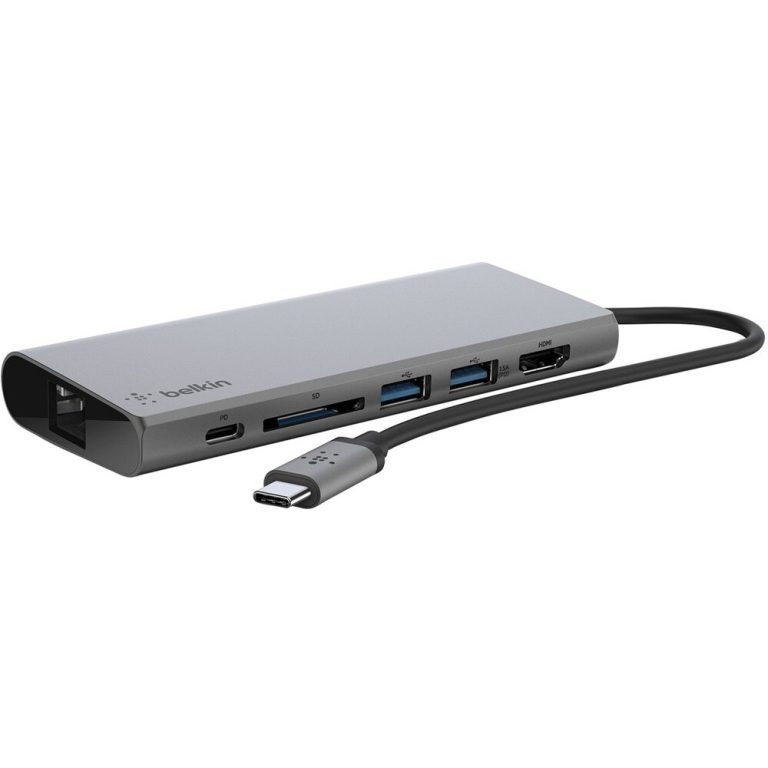 Usb-c 4-PORT Mini Hub + Power Pass Thru
