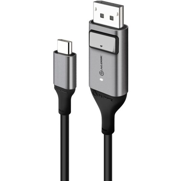 2M Ultra Usb-c to DP Cable – 4K S.grey