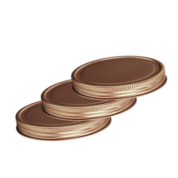 Kate’s Kitchen Copper Jar Lids Set of 3