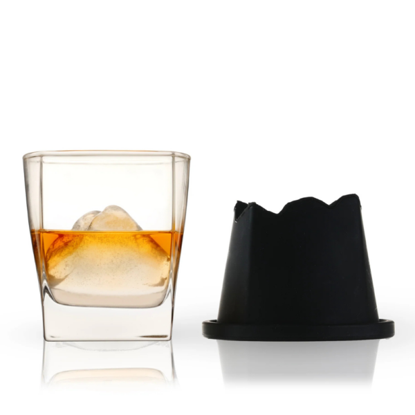 Viski Mountain Ice Mould Set with Glass