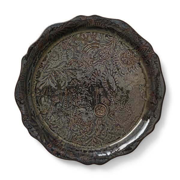 Sthål Ceramics Large Serving Plate Fig 35cm
