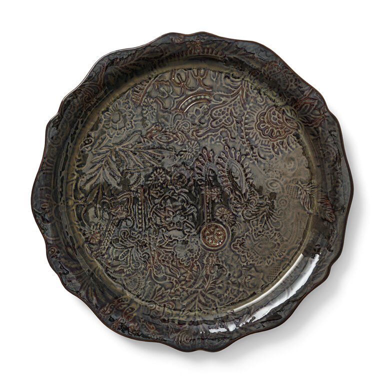 Sthål Ceramics Large Serving Plate Fig 35cm