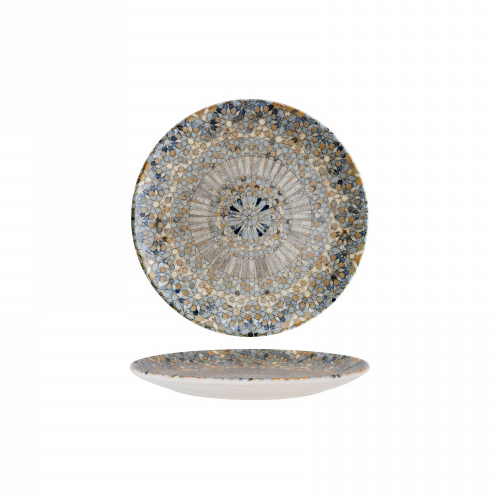 Bonna Luca Mosaic Matt Gourmet Flat Round Plate 210mm