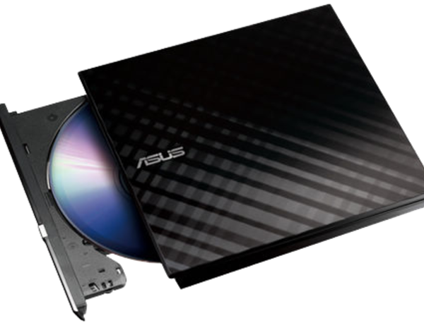 ASUS SDRW-08D2S-U Lite 8x DVD-RW USB External Optical Drive Black