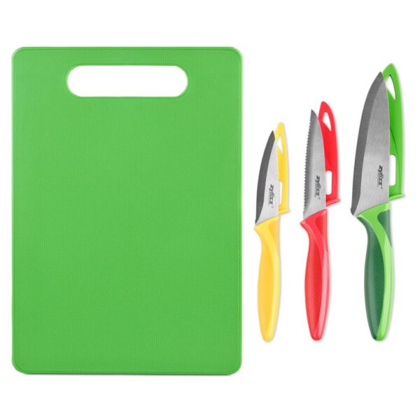 Zyliss Board and Knife Set 4 Piece