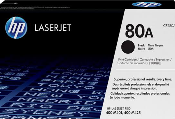 HP 80A Black Toner