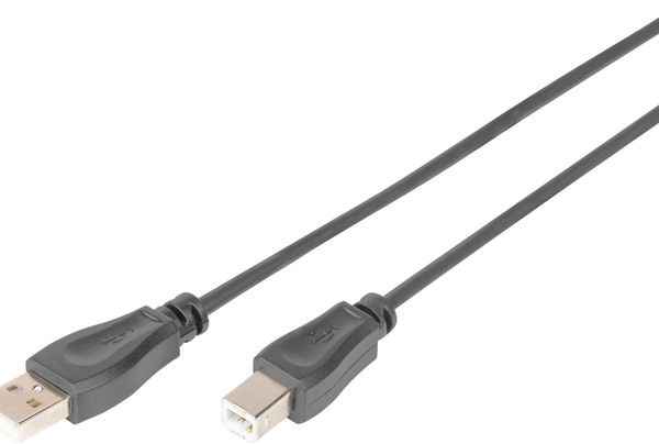Digitus USB 2.0 Type A (M) to USB Type B (M) 1.8m Device Cable