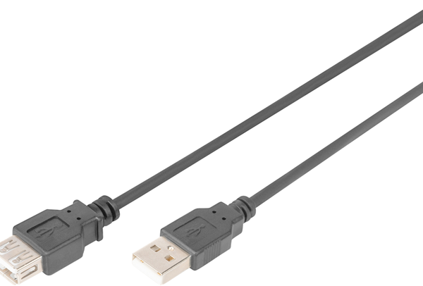 Digitus USB 2.0 Type A (M) to USB Type A (F) 3m Extension Cable
