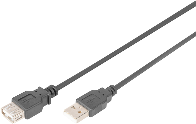 Digitus USB 2.0 Type A (M) to USB Type A (F) 3m Extension Cable