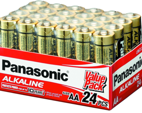 Panasonic AA Alkaline Battery 24 Pack