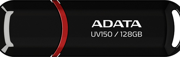 ADATA UV150 Dashdrive USB3.2 128GB Black/Red Flash Drive