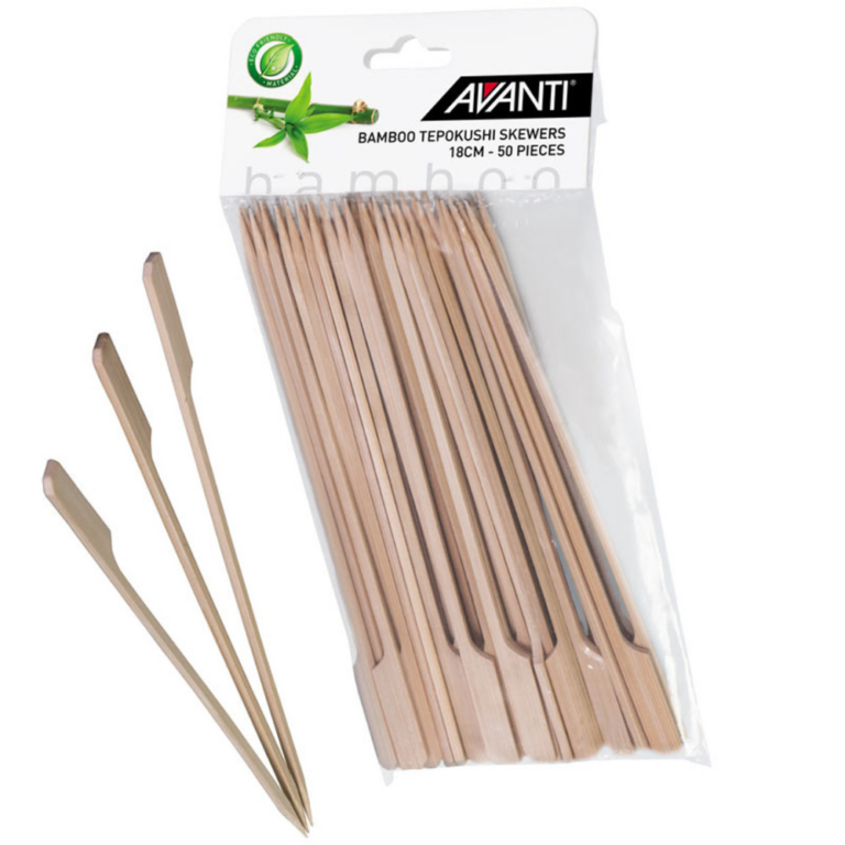 Avanti Bamboo Tepokushi Skewers 18cm Set of 50