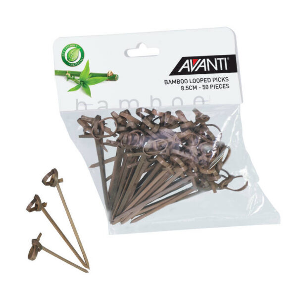 Avanti Bamboo Looped Picks Set of 50 (2 Sizes)