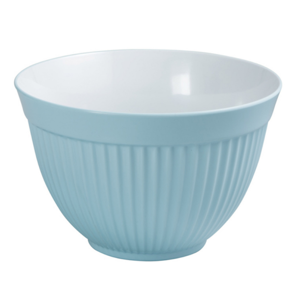 Avanti Melamine Ribbed Bowl Duck Egg Blue (3 Sizes)