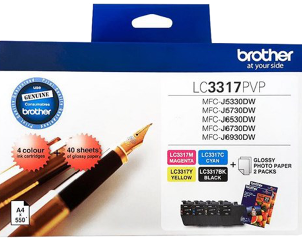 Brother LC3317PVP Ink Cartridge Photo Value Pack