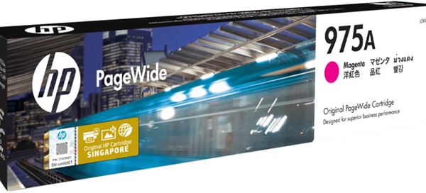 HP 975A Magenta PageWide Cartridge
