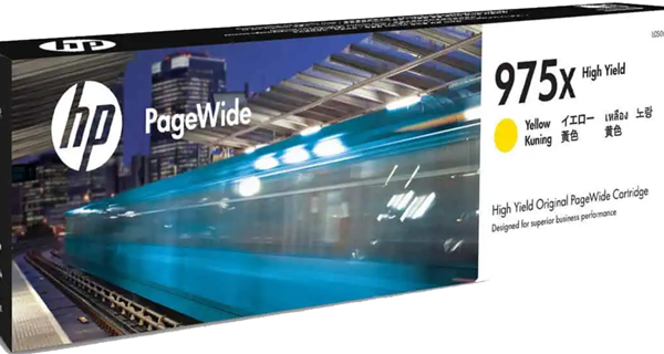 HP 975X Yellow High Yield PageWide Cartridge