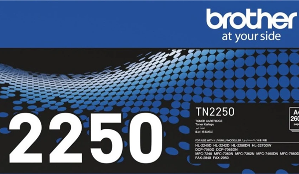 Brother TN-2250 Black High Yield Toner
