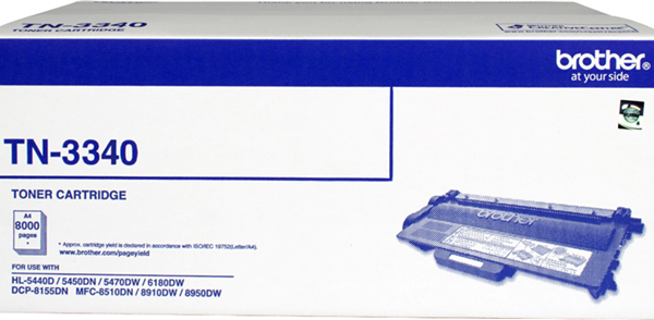 Brother TN-3340 Black High Yield Toner