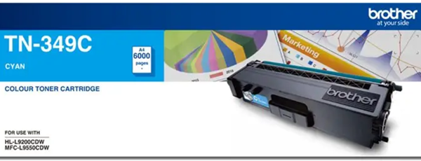 Brother TN-349C Cyan Super High Yield Toner