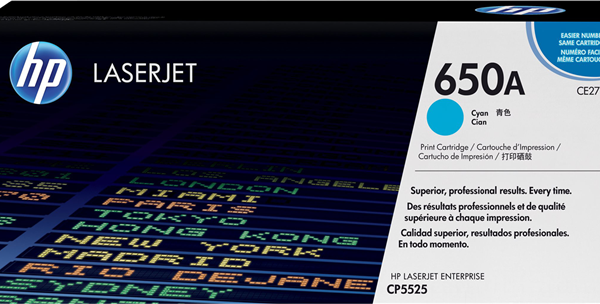 HP 650A Cyan Toner