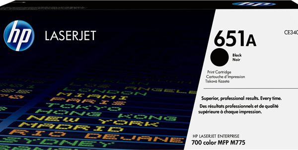 HP 651A Black Toner