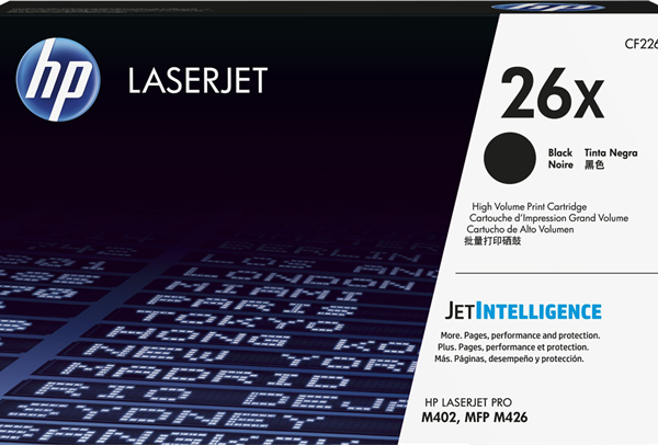 HP 26X Black High Yield Toner