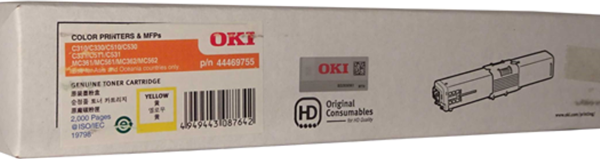 OKI 44469755 Yellow Toner