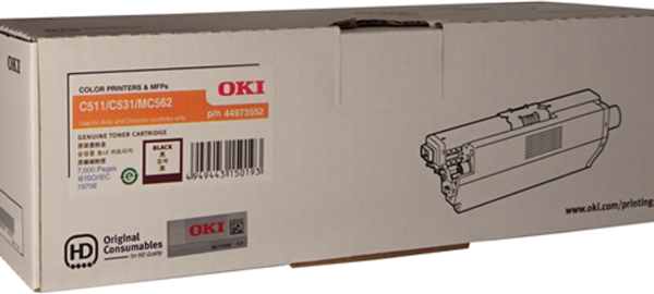 OKI 44973552 Black Toner DAMAGED BOX