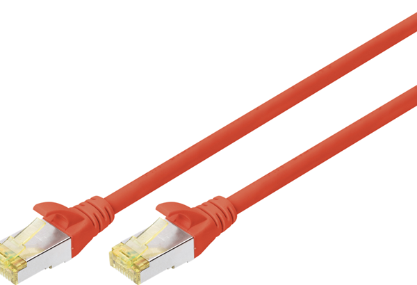Digitus S-FTP CAT6A Patch Lead - 2M Red
