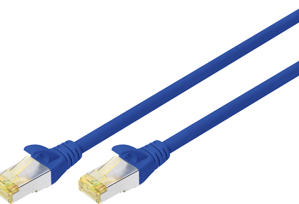 Digitus S-FTP CAT6A Patch Lead - 3M Blue