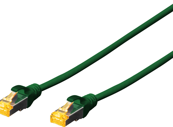Digitus S-FTP CAT6A Patch Lead - 5M Green