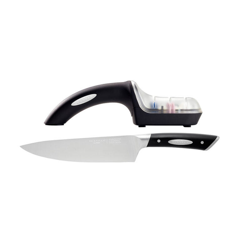 Scanpan Classic Cooks Knife 20cm with 3 Stage Sharpener