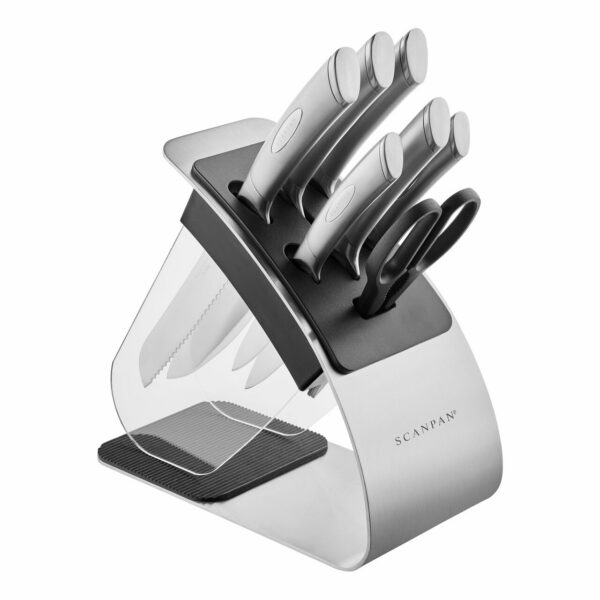 Scanpan Classic Steel Eclipse 8 Piece Knife Block Set