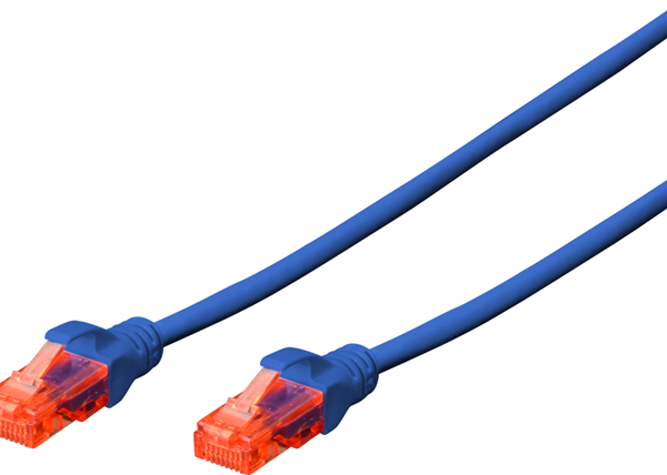 Digitus UTP CAT6 Patch Lead - 0.75M Blue