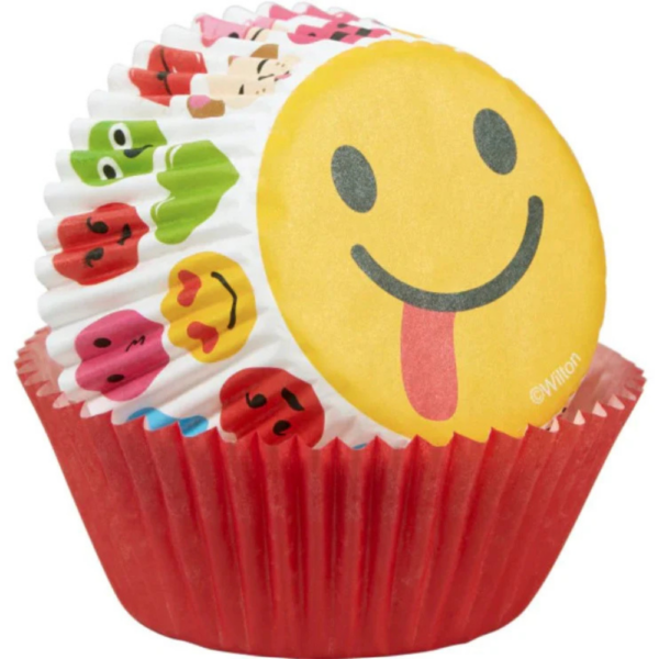 Wilton Smiling Emoji Baking Cups Pack of 75
