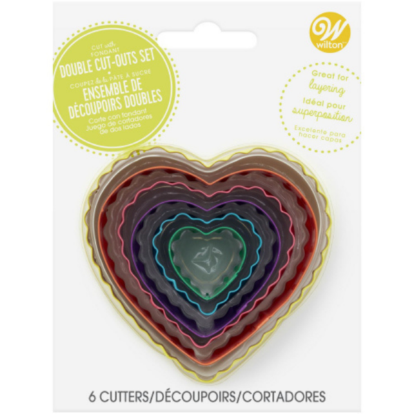 Wilton Heart Cookie Cutters Set of 6