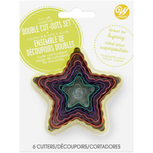 Wilton Star Cookie Cutters Set of 6