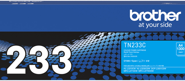 Brother TN-233C Cyan Toner Cartridge