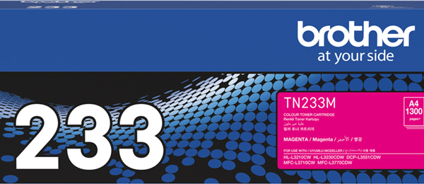 Brother TN-233M Magenta Toner Cartridge