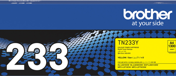 Brother TN-233Y Yellow Toner Cartridge
