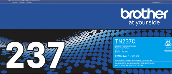 Brother TN-237C Cyan High Yield Toner Cartridge