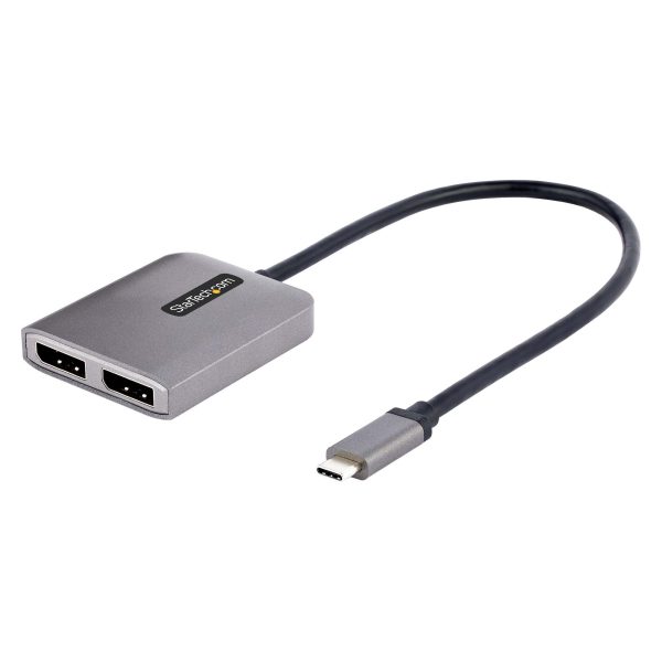 2-Port USB-C to DisplayPort MST Hub 4K