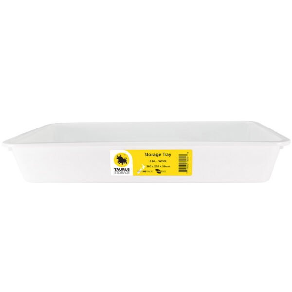 Taurus Polypropylene Food Storage Tray 1/2 Market 2.6L