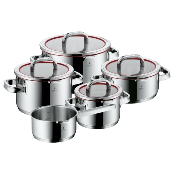 WMF Function 4 Cookware 5-Piece Set Red